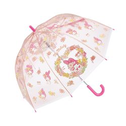 日本 SKATER - 兒童透明蘑菇傘-長直傘(55cm)-美樂蒂