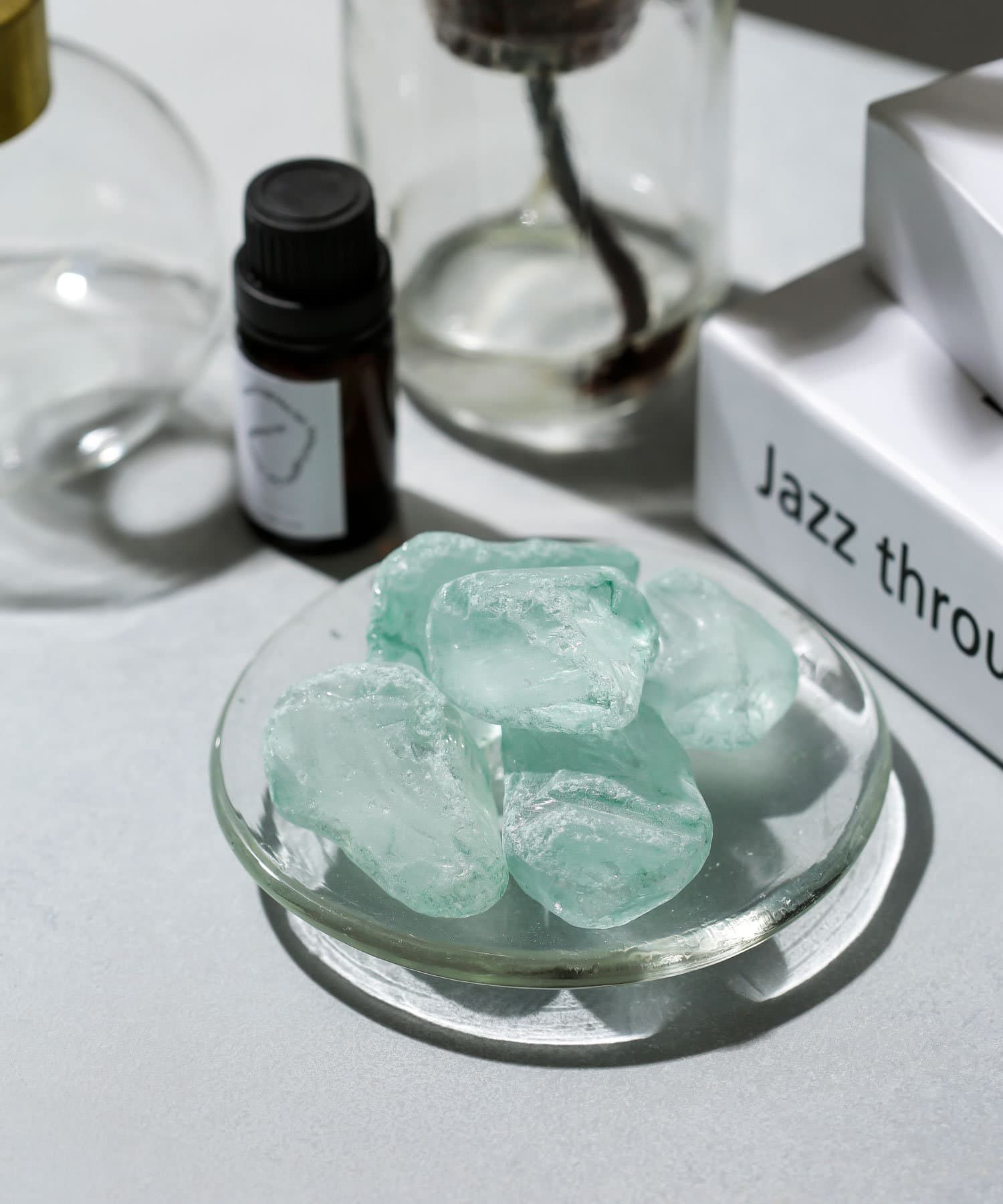 日本代購 - SHIMMER ROOM  療癒香氛開運能量擴香石-混色石-絢麗紫(甜橙麝香)