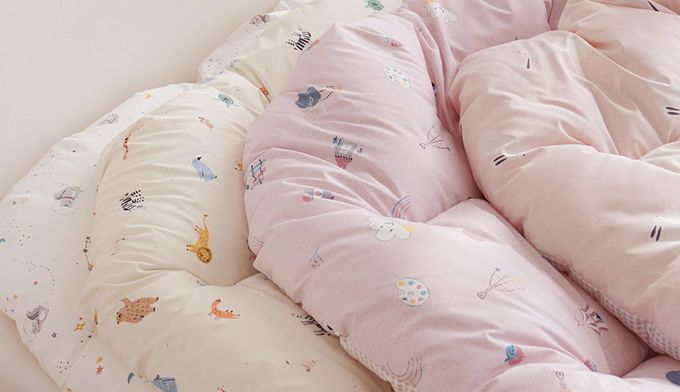 韓國 Nubizio - 超細纖維防塵蟎款棉被組-可愛小熊 (兒童尺寸：150X200cm)