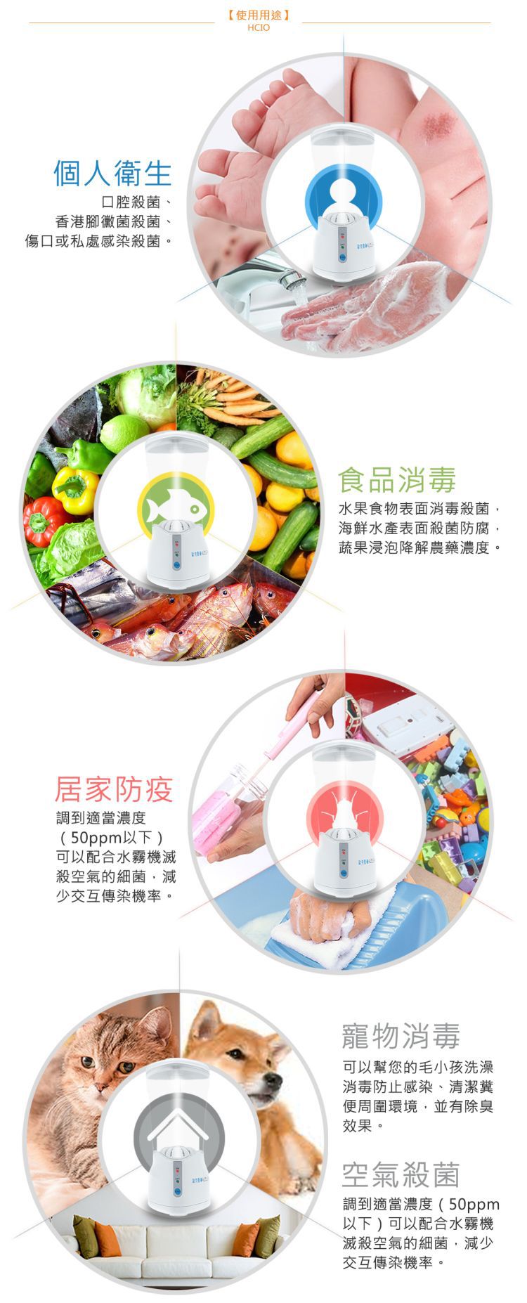 ALLCLEAN 歐克靈 - 全方位消毒抗菌液隨身瓶 (100ml)