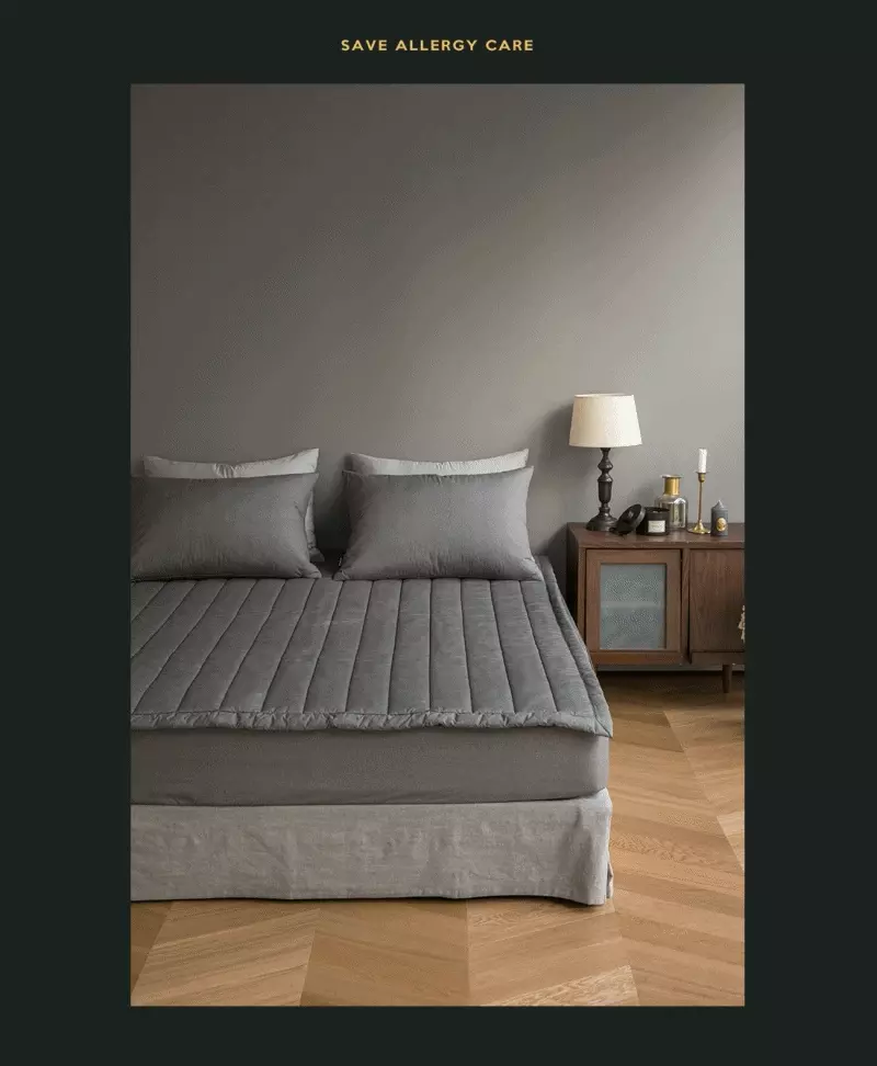 韓國 Maatila - 可水洗M2全方位抗菌防蟎保潔墊/睡墊-燕麥白