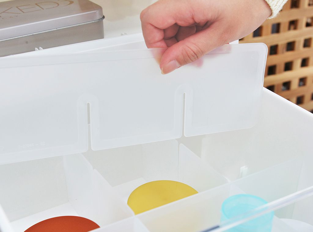 PICKup - 四層化妝品分格抽屜收納櫃(1低2中1高抽)-DIY