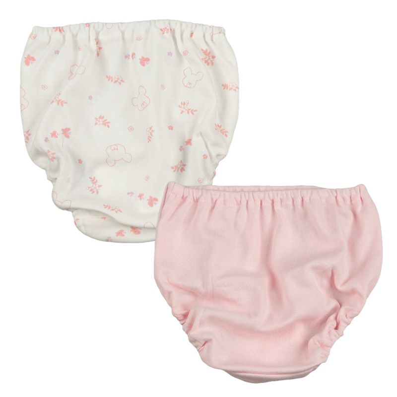 akachan honpo - 內褲2件組-小熊學校-粉紅色