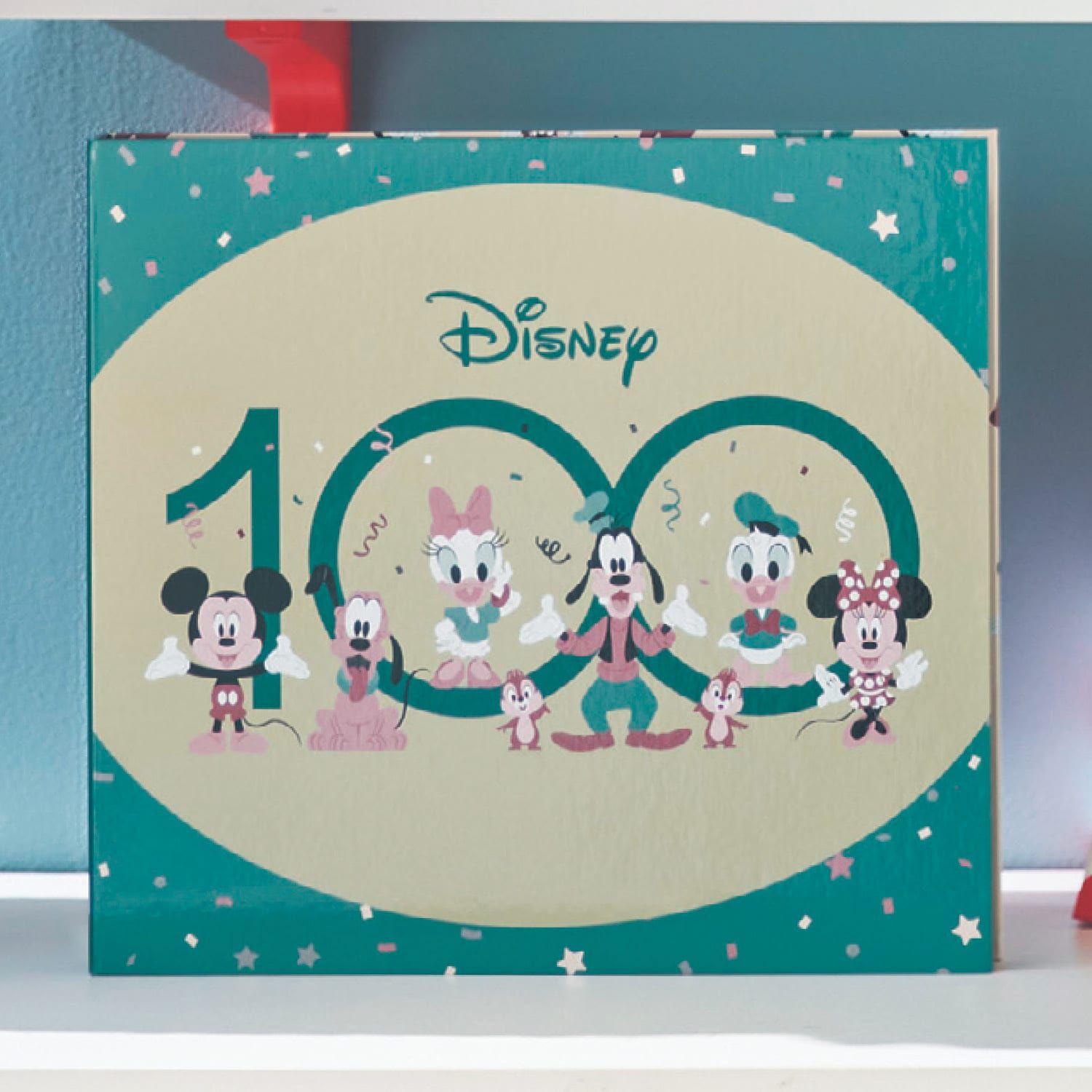 日本千趣會 - 日本製 迪士尼100週年紀念精裝相本(250枚)-角色大集合-粉 (3x5相片)