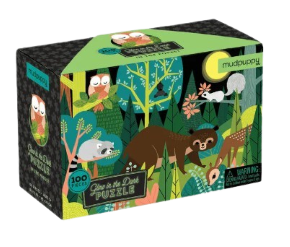 夜光拼圖-森林探險100片 (20x9.2x14)