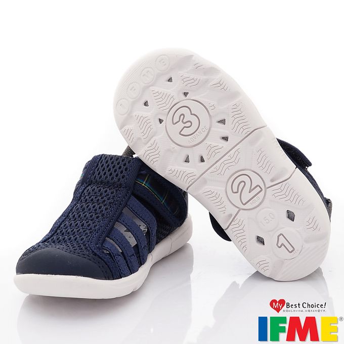 日本IFME - 水涼機能童鞋-IF20-341711軍藍(中小童段)-水涼鞋-軍藍