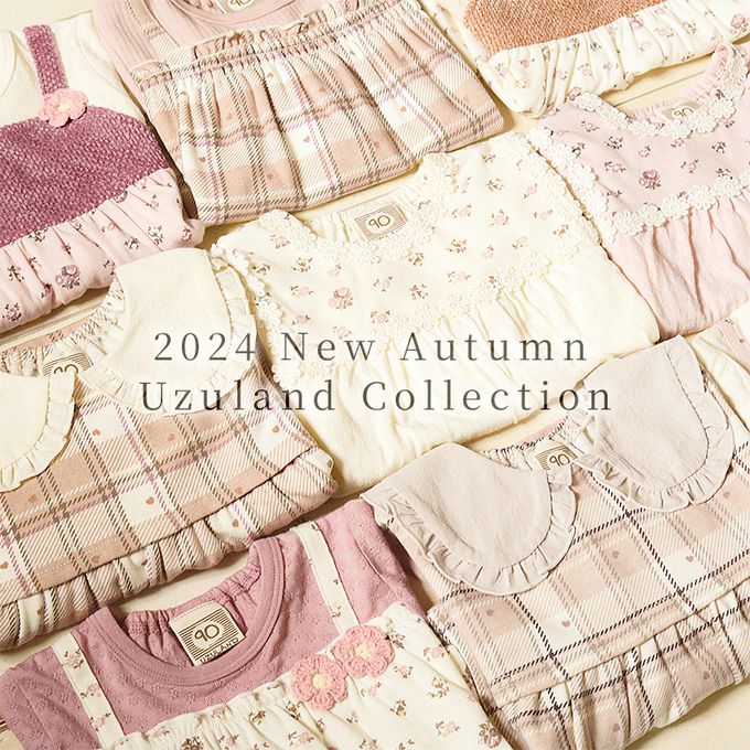 日本 ZOOLAND - 甜蜜愛心氣質格紋長褲-摩卡粉