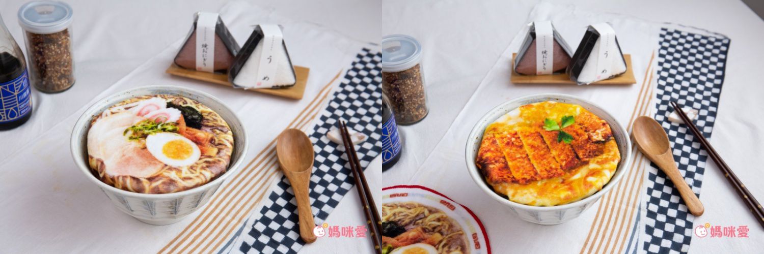 日本代購 - 仿真印花手帕/擦手巾-拉麵 (直徑21cm)