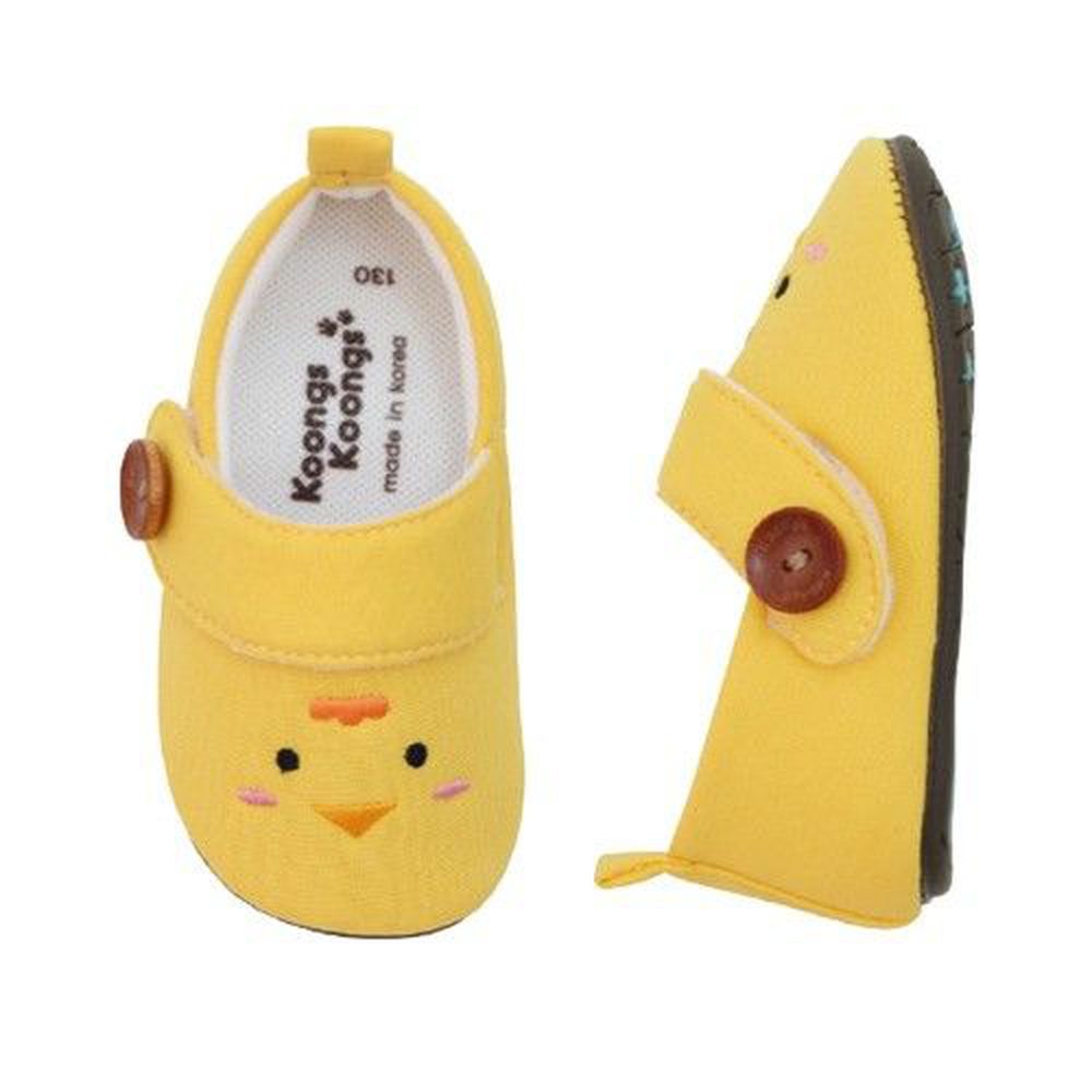 韓國 Koongs Koongs - 超輕量手工寶寶學步鞋-黃色小雞