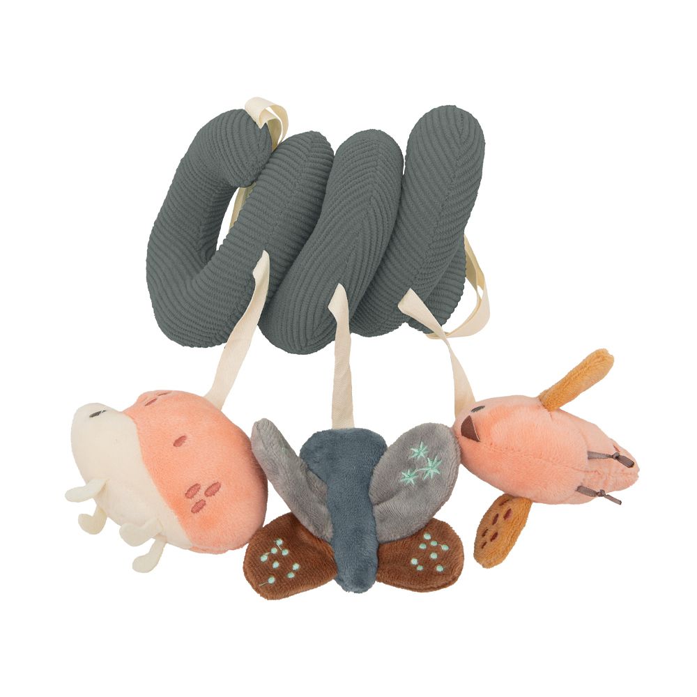 【bimbidreams】捲捲安撫玩具 22x13cm(安撫娃娃 推車玩具 汽座玩具 床邊玩具 安撫情緒)-可愛小刺蝟