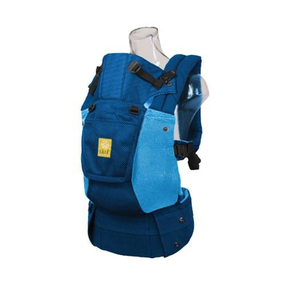 美國 LÍLLÉbaby - Complete 6-in-1 包覆型全齡背巾-Airflow-3D 透氣款-Aqua 藍色-NB(3.2kg)-20kg