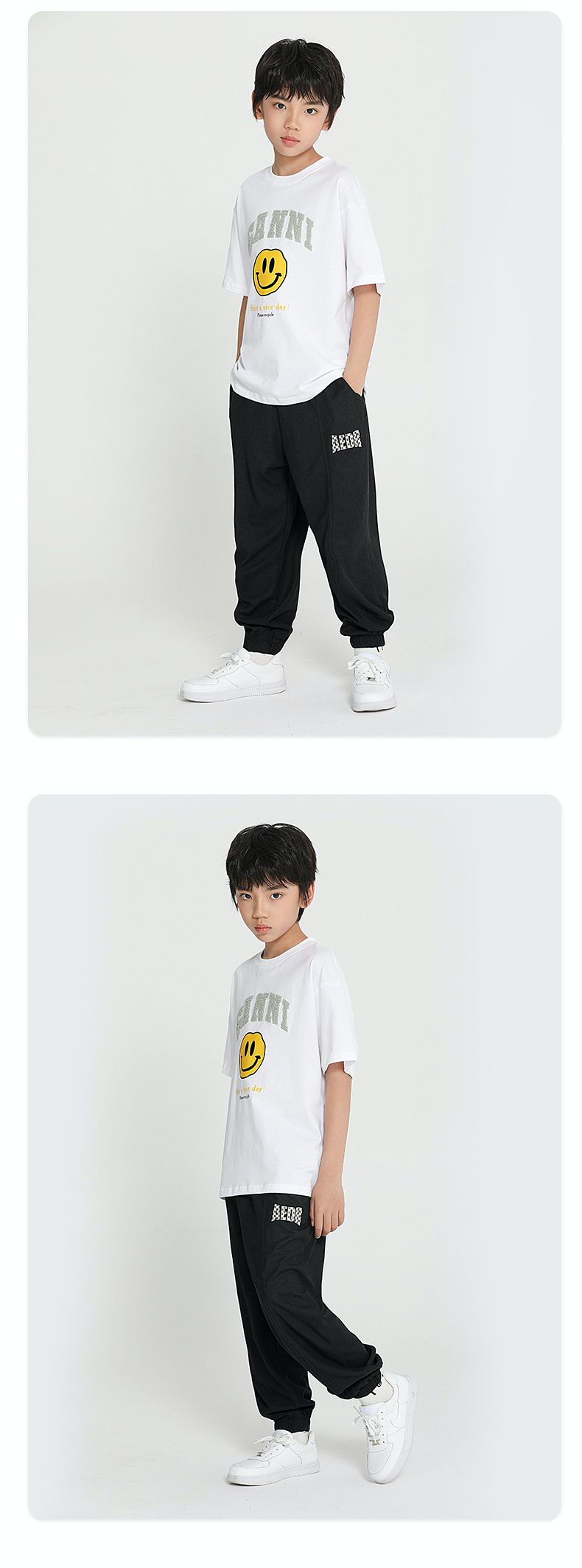 休閒運動束口長褲-灰色