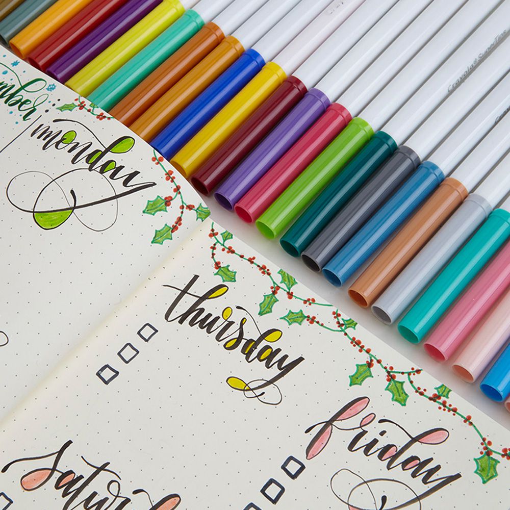 Crayola繪兒樂 - 可水洗細桿彩色筆20色