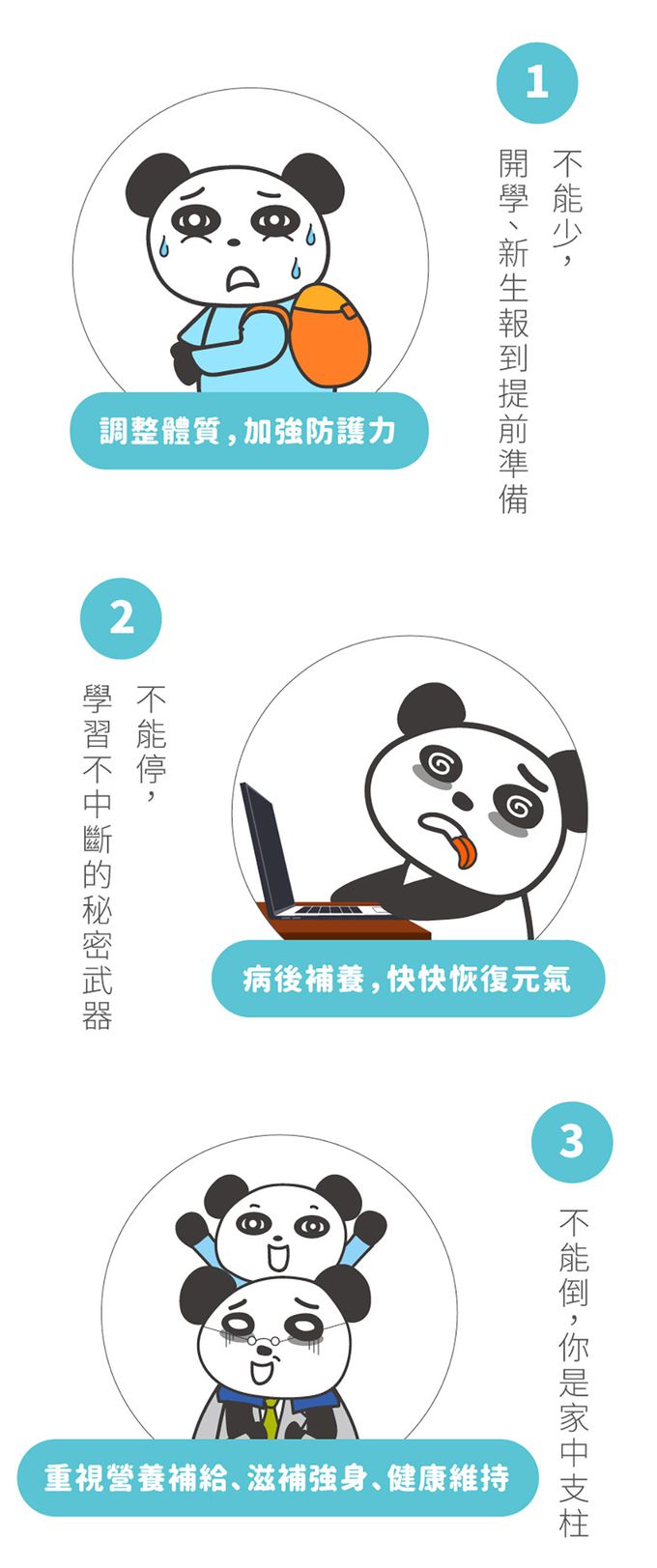 鑫耀生技Panda - 流行期補充-比菲益生菌+藻精蛋白粉-150g+120g