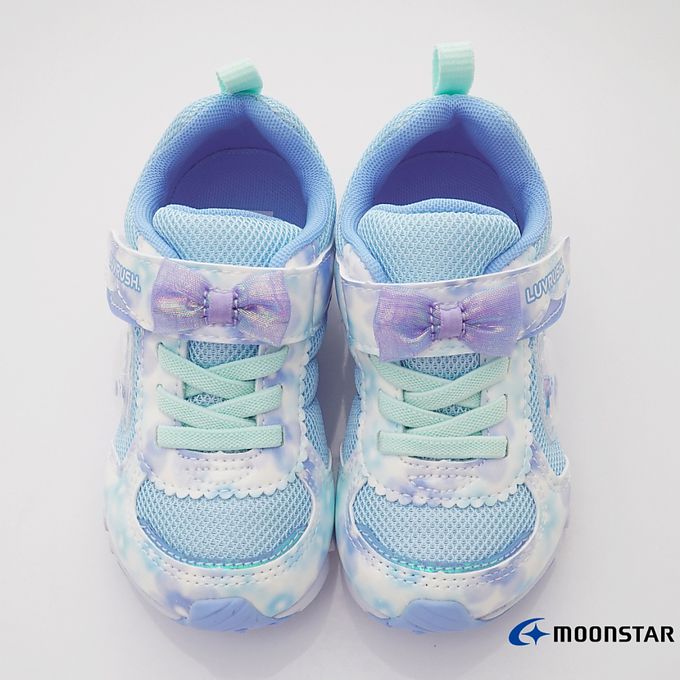 Moonstar日本月星 - 月星LV系列甜心運動款(中大童段)-運動鞋-淺藍