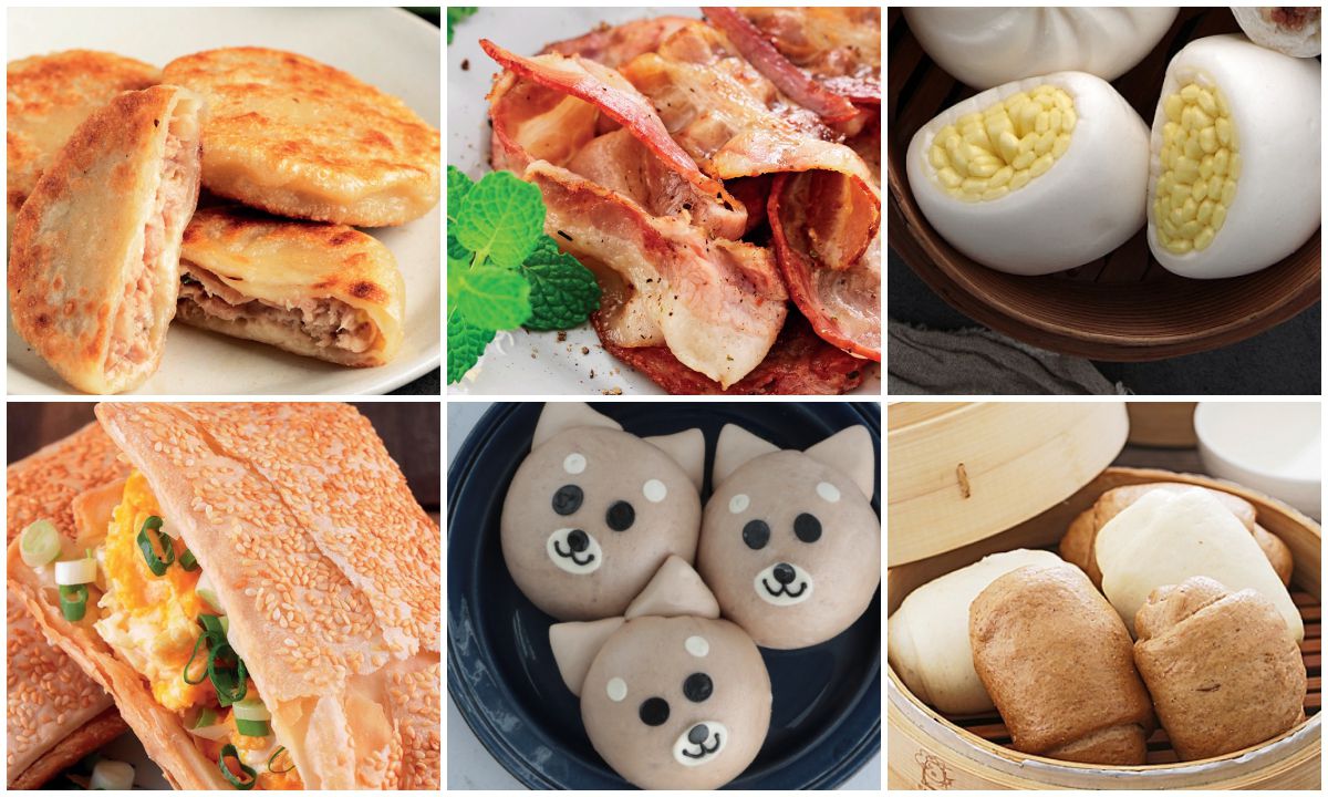 活力早餐系列【GREEN & SAFE】銀絲卷、小漢堡排、寶寶粥