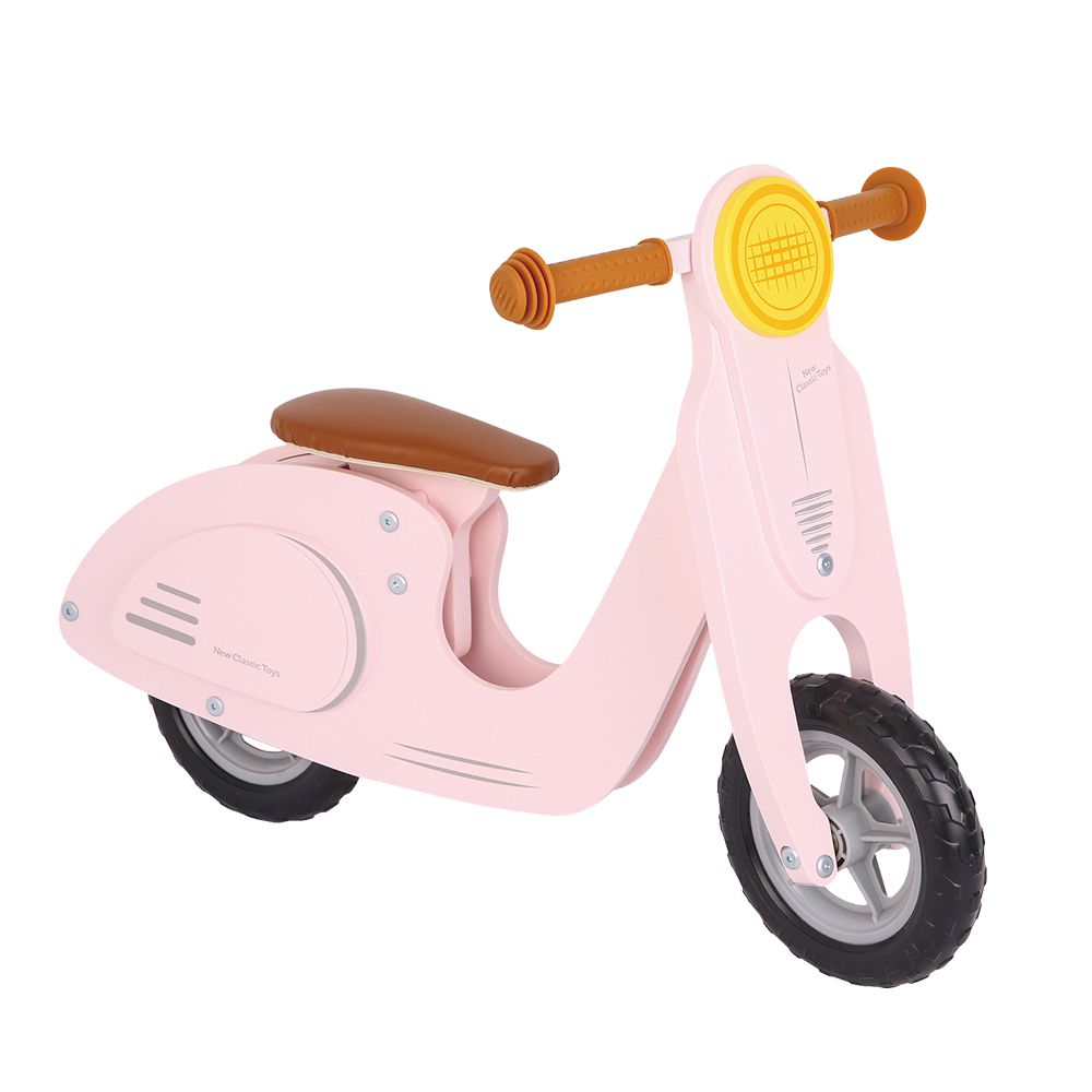 荷蘭 New Classic Toys - 木製平衡滑步車/學步車 - 草莓牛奶