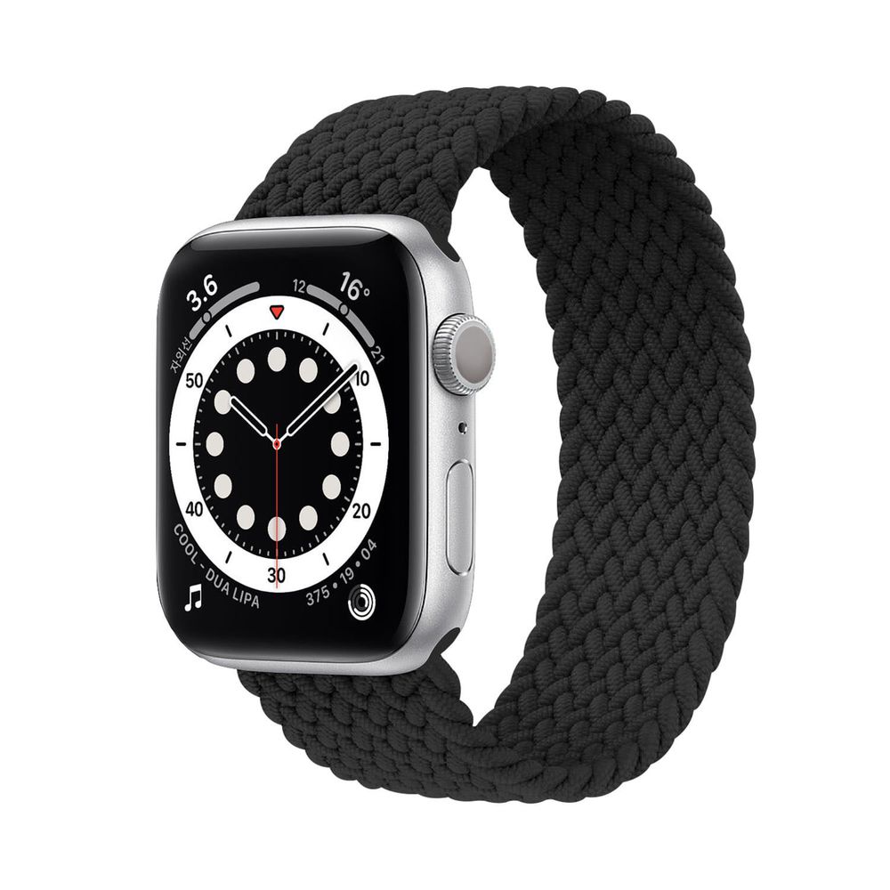 Apple Watch 編織錶帶/運動型表環-黑