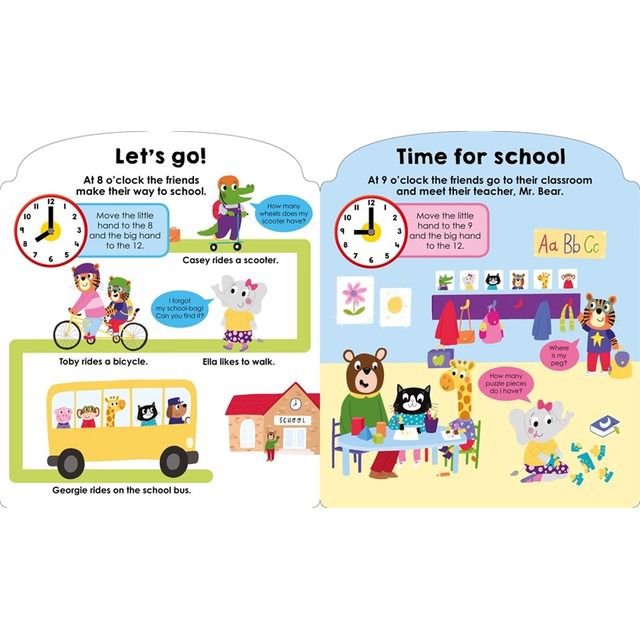 Priddy Learning: My First Clock Book 我的第一本時鐘遊戲書