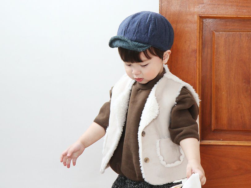 韓國 Babyblee - 紋路棒球帽-綠 (FREE)