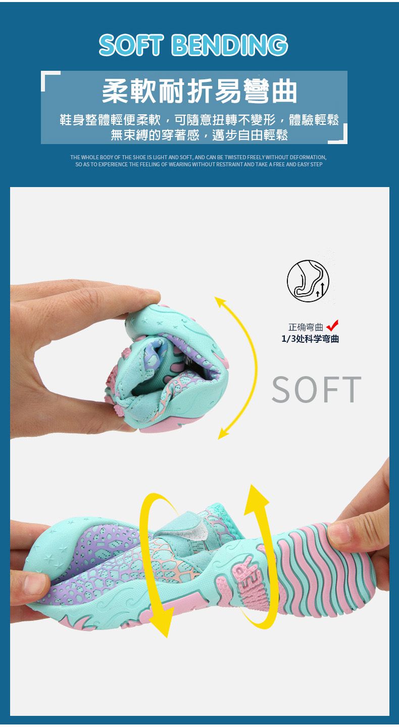 JB clothes - 兒童海灘溯溪鞋-彩藍