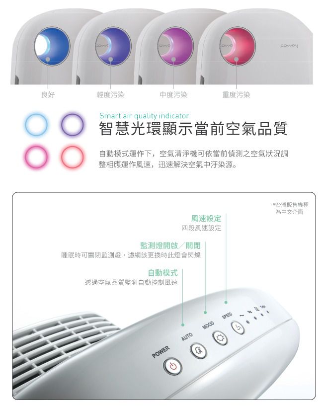 韓國 COWAY 空氣清淨機 孔劉的選擇！