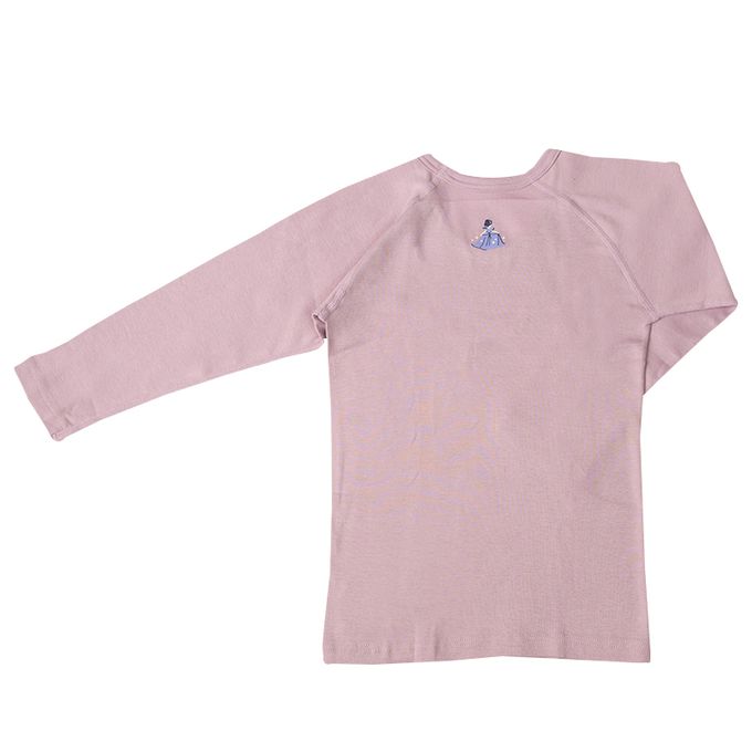 akachan honpo - ah長袖圓領上衣2件組-穿衣練習-紫色