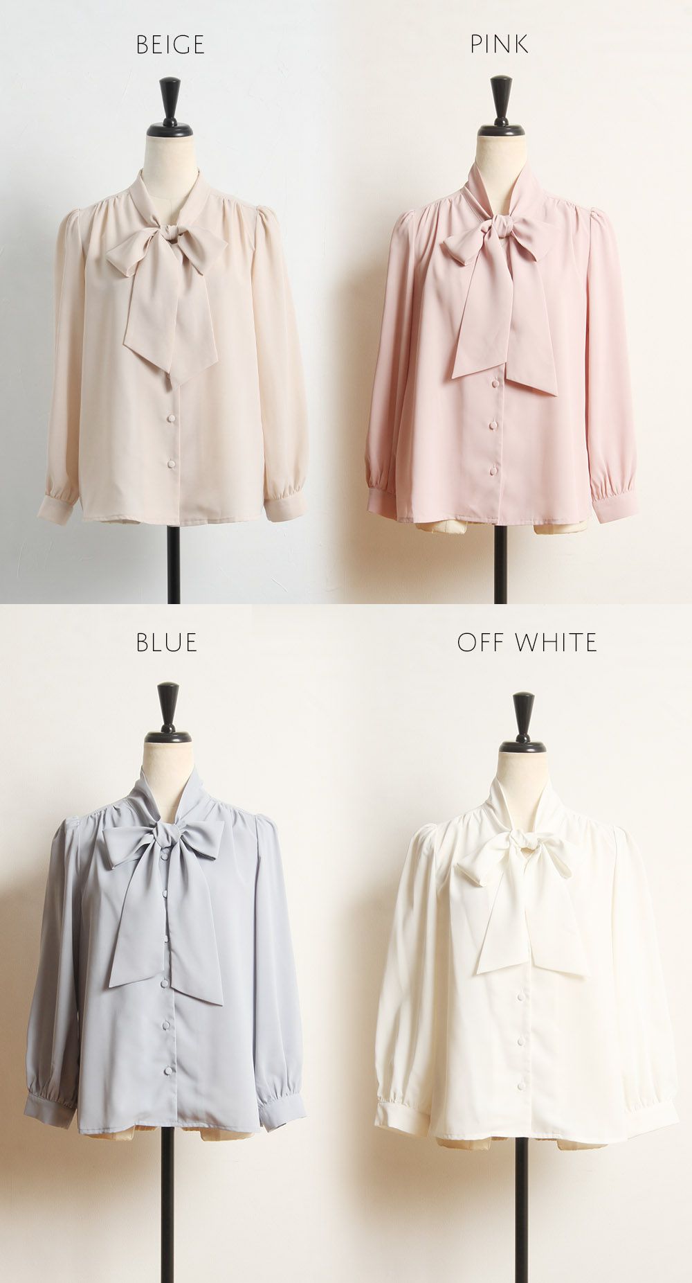 日本 tocco-closet - 蝴蝶紐結細針織上衣-天使白