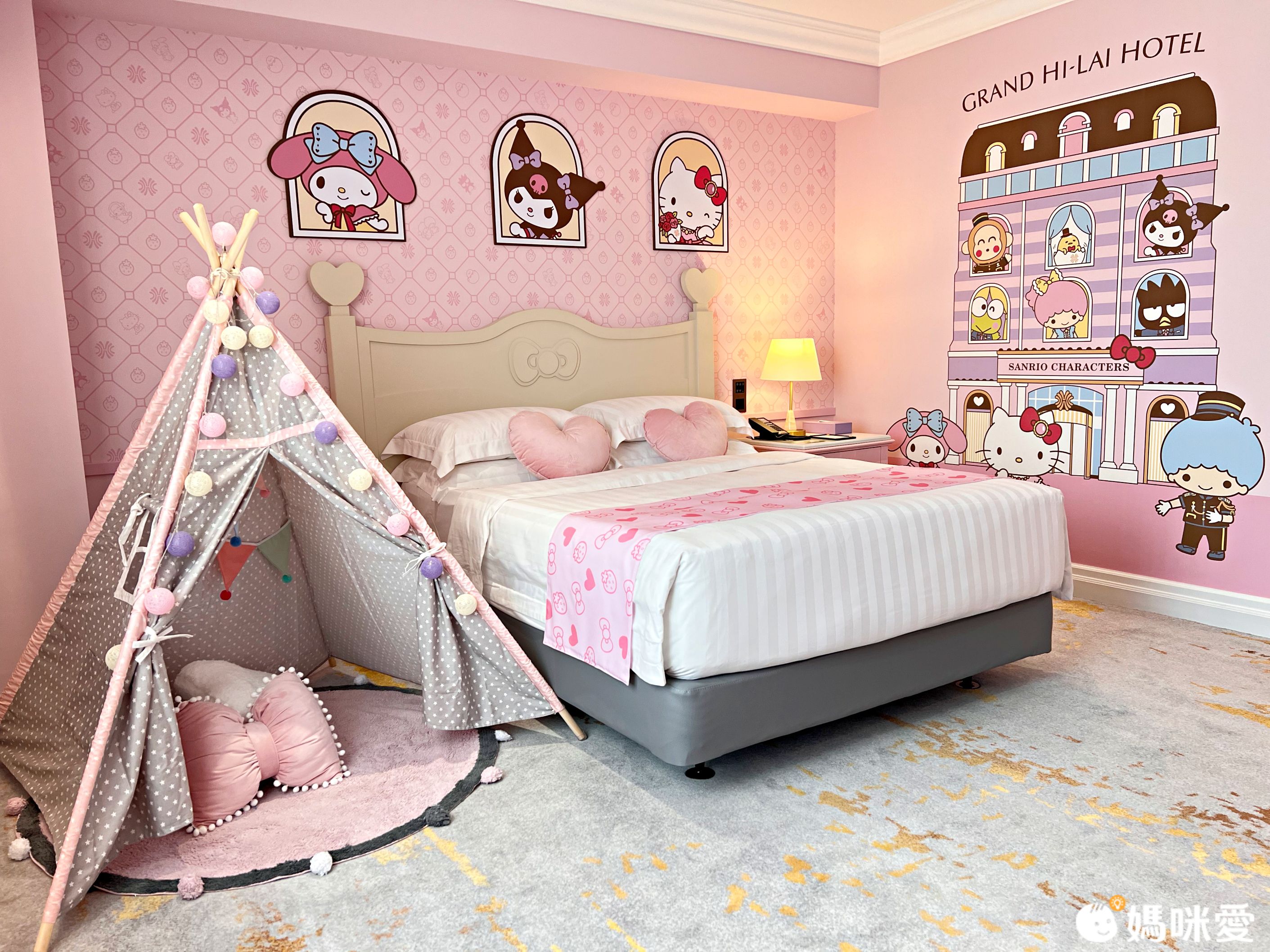 全新三麗鷗主題親子房！【高雄漢來大飯店】夢幻登場