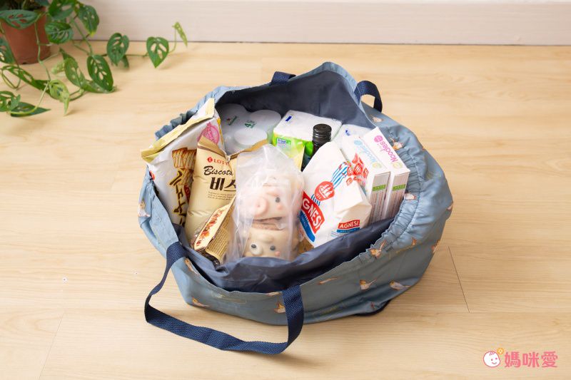 日本 Chepeli - 超大容量保冷購物袋(可套購物籃)-星星-黑-25L/耐重15kg