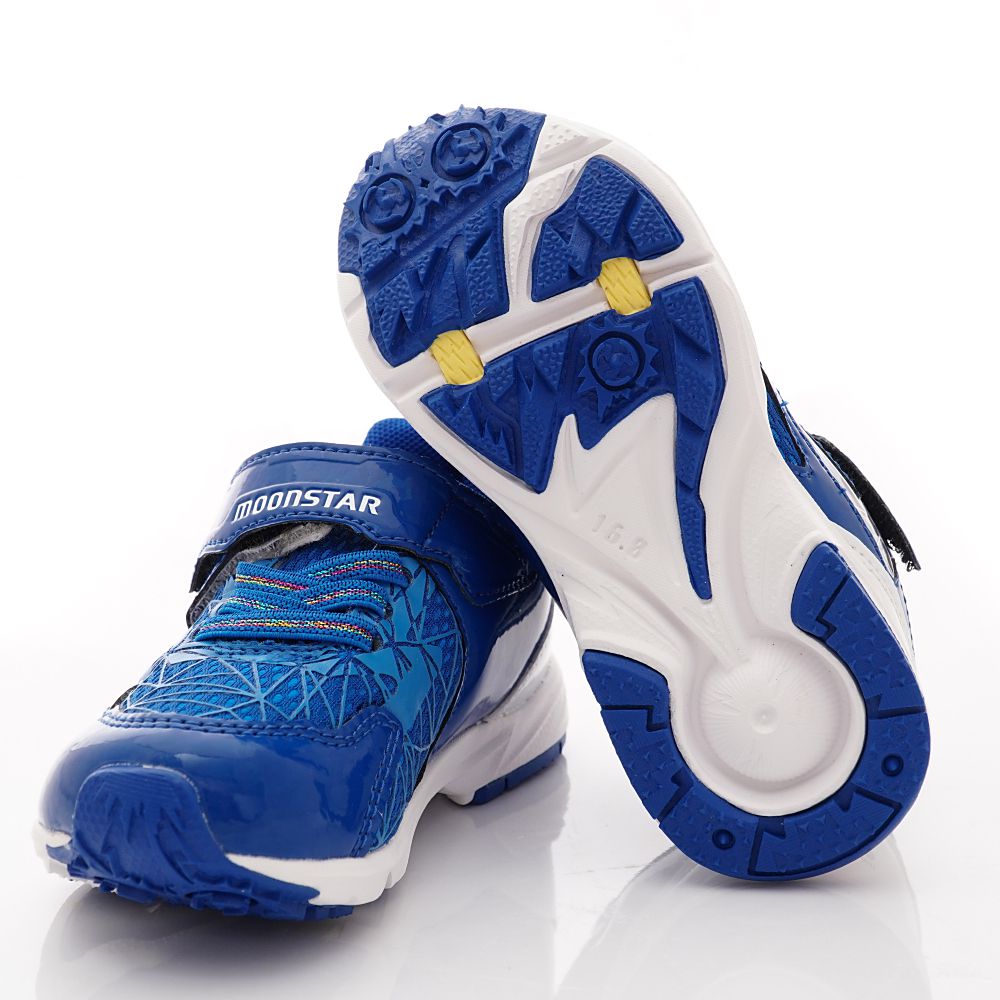 Moonstar日本月星 - 2E電燈競速鞋款(小童段)-藍