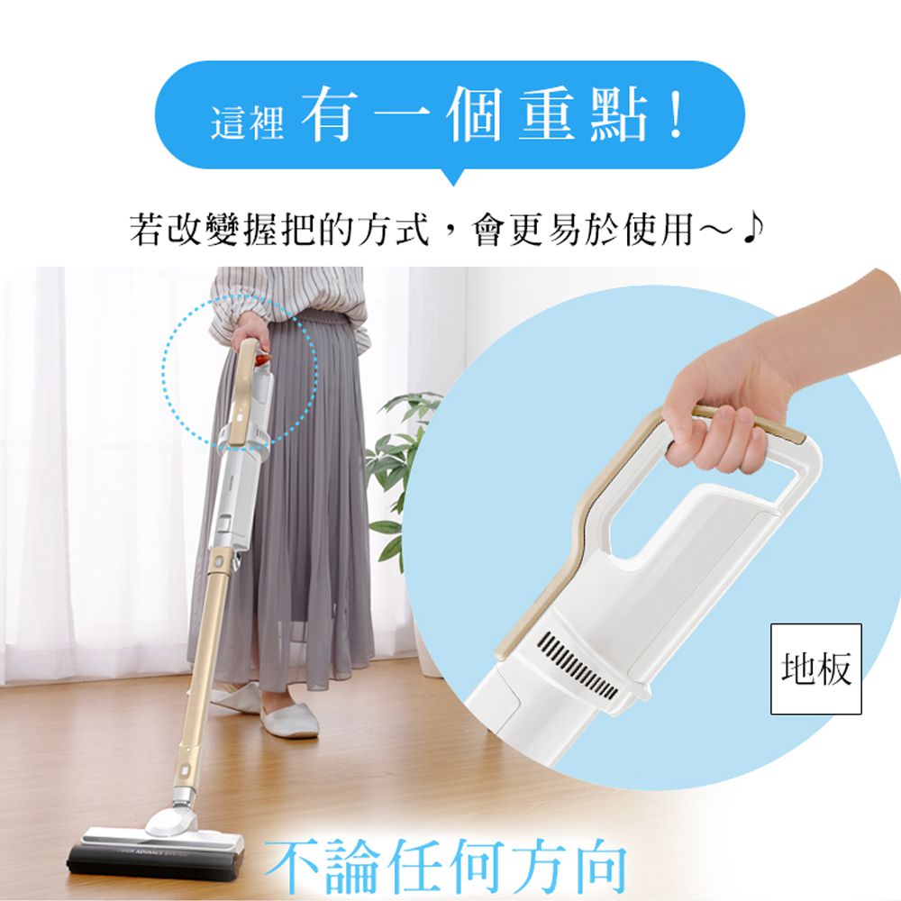 日本 IRIS OHYAMA - 輕鬆掃偵測灰塵無線吸塵器 IC-SLDCP6-金色