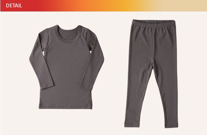 韓國 Puco - Aerowarm保暖衣-灰