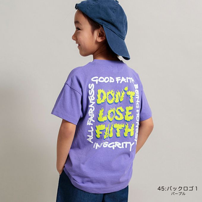 日本 BRANSHES - 100%棉 酷帥印花短袖上衣-GRT-灰藍