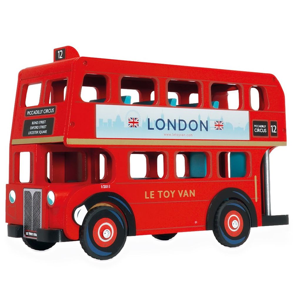 英國 Le Toy Van - 經典倫敦大巴士玩具組