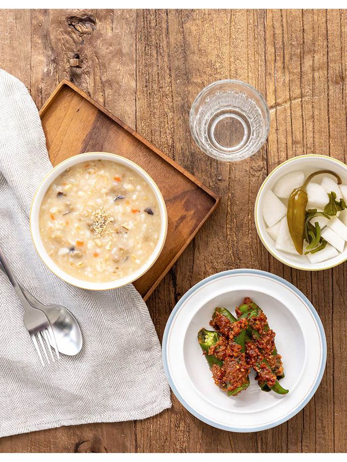 韓國 SSUEIM - RETRO系列極簡ins陶瓷湯碗2件組13cm (橘色)