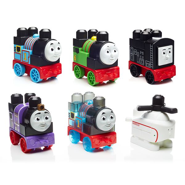 MEGA BLOKS - 費雪美高大積木湯瑪士小火車(箱購6入角色各1)