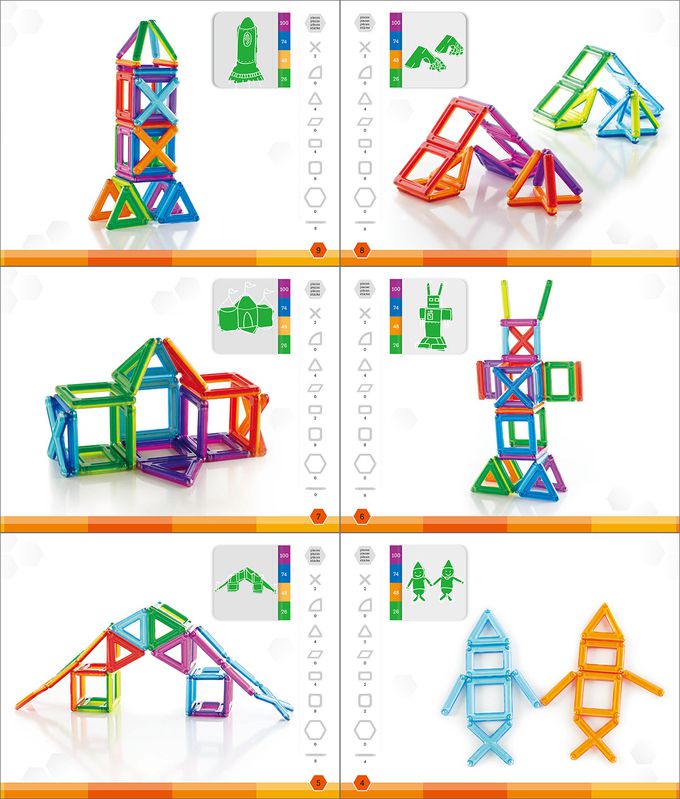 美國 guidecraft - 磁力空心積木-26件