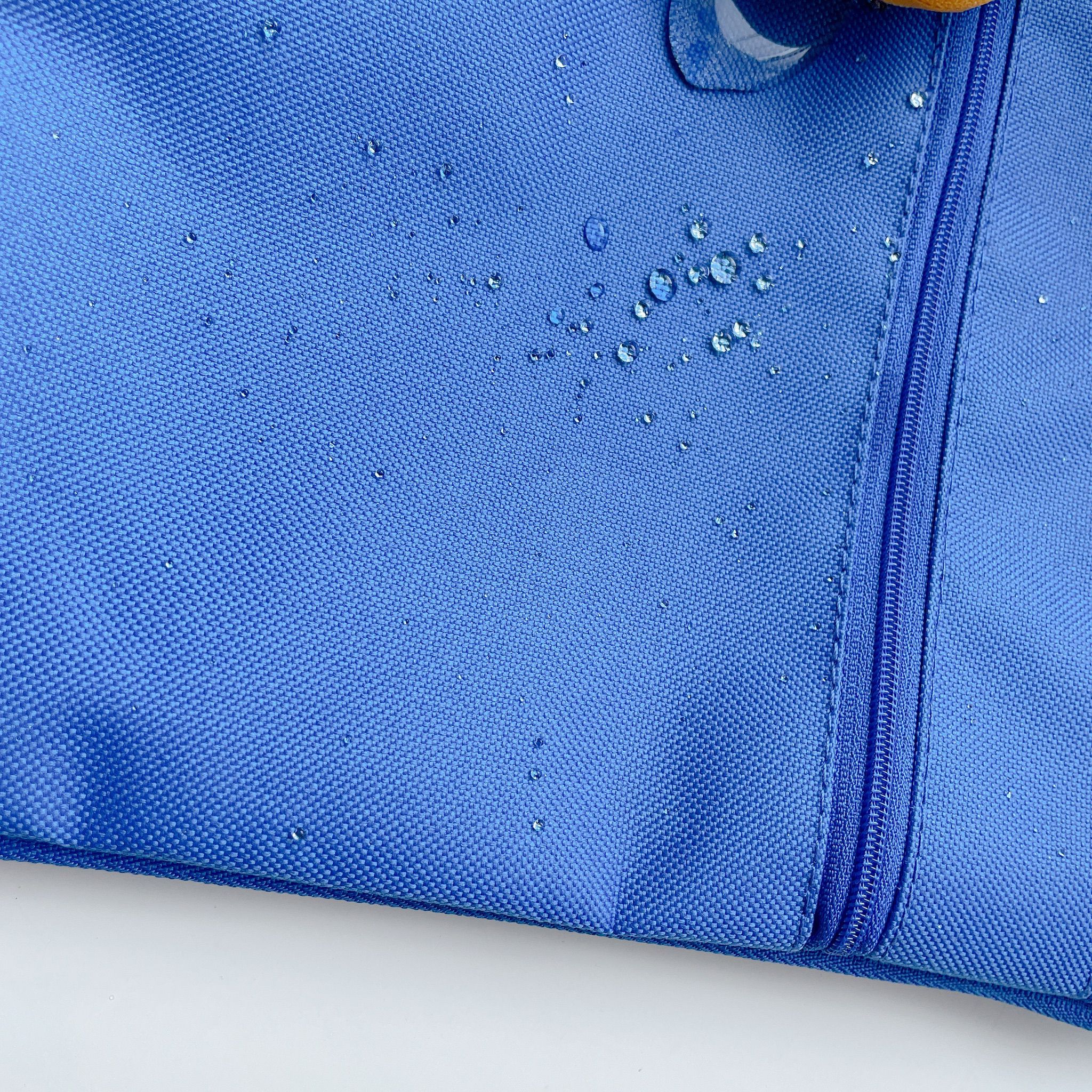 理理 liil - 紋理三拉鏈收納文件袋-風鈴藍 (M-250x190x45mm)