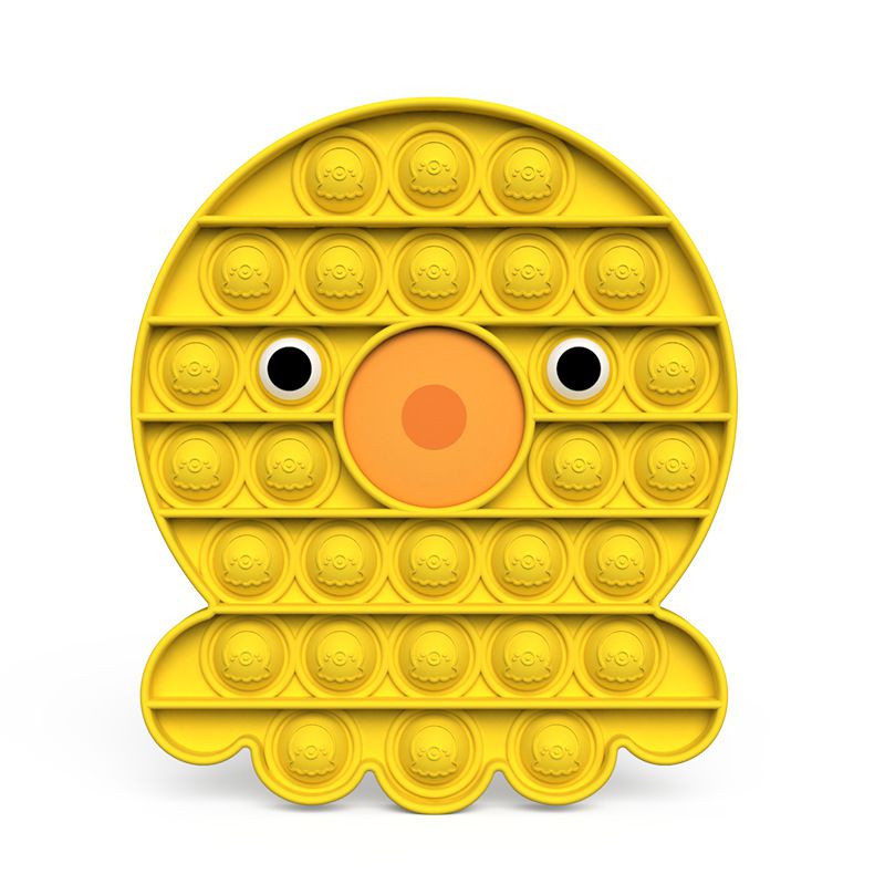 嘻嘻哈哈 - POP IT 療癒玩具-章魚-紅