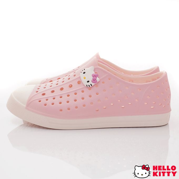 HELLO KITTY - HELLO KITTY-洞洞休閒便鞋-823638粉(中大童段)-休閒鞋-粉