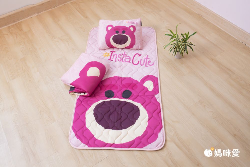 體感降5度！【迪士尼 涼感三件式睡袋】瑪麗貓、美人魚、小飛象