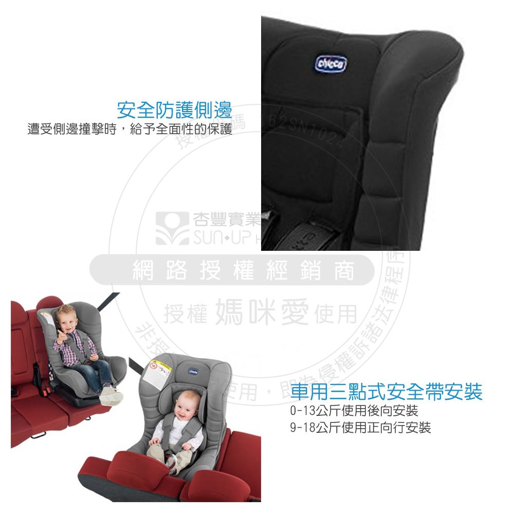 義大利 chicco - ELETTA comfort寶貝舒適全歲段安全汽座-熱浪藍