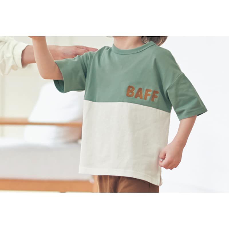 日本千趣會 - GITA 天竺棉短袖上衣-BAFF-紫x灰杏