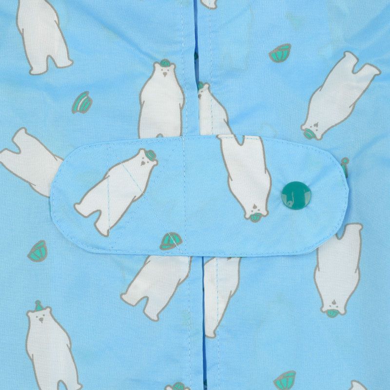 akachan honpo - 雨衣-白熊-淡藍色