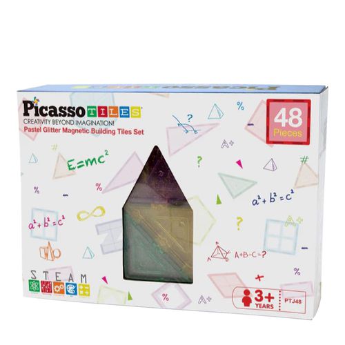 美國PicassoTiles - 磁力積木-48片