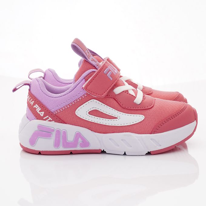 FILA - 流線慢跑運動鞋-2-J436X-519粉紫(中大童段)-運動鞋-粉紫