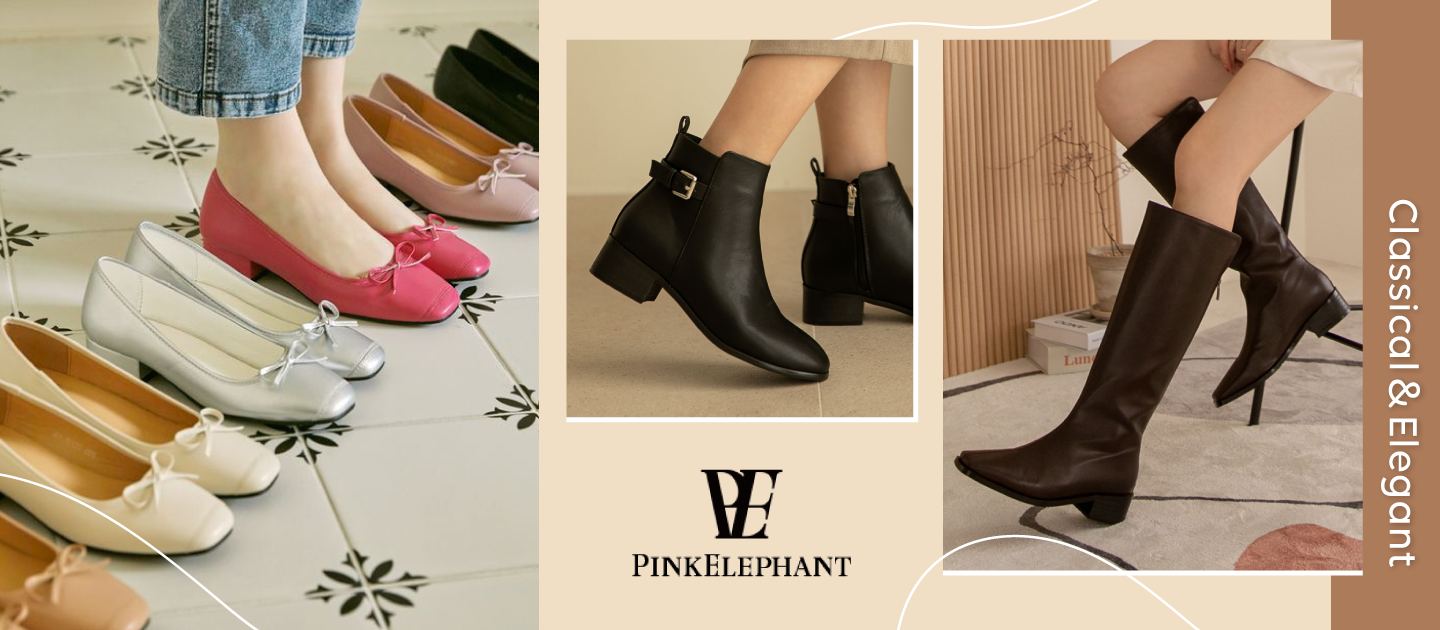 韓國 PINKELEPHANT - 圓形金釦點綴樂福鞋(5cm)-黑