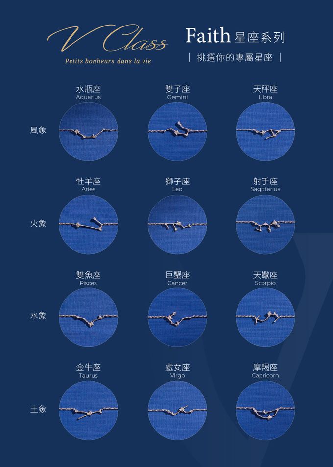 VACANZA - V Class®｜Faith星座・純銀項鍊 (獅子)