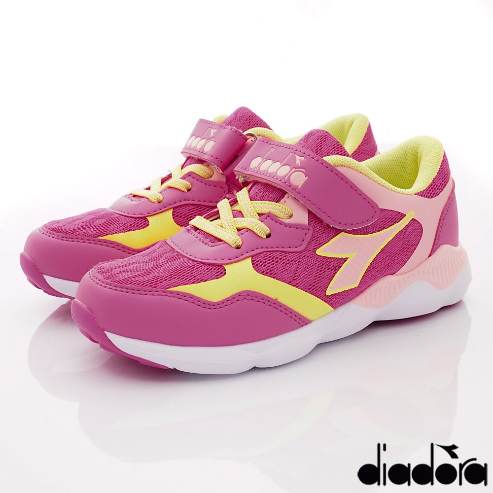 DIADORA - 春夏新品義式競速運動潮流鞋款(大童段)-粉